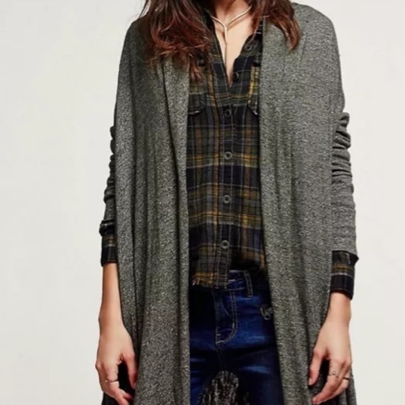 Free People Maxi Afternoon Wrap Olive or Sienna - Picture 7 of 8